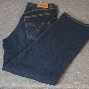 Levi's Women's Straight Leg Jeans - Dark Blue